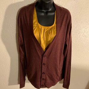 NWT BDG RUSTIC RED CARDIGAN BRAND NEW SIZE M